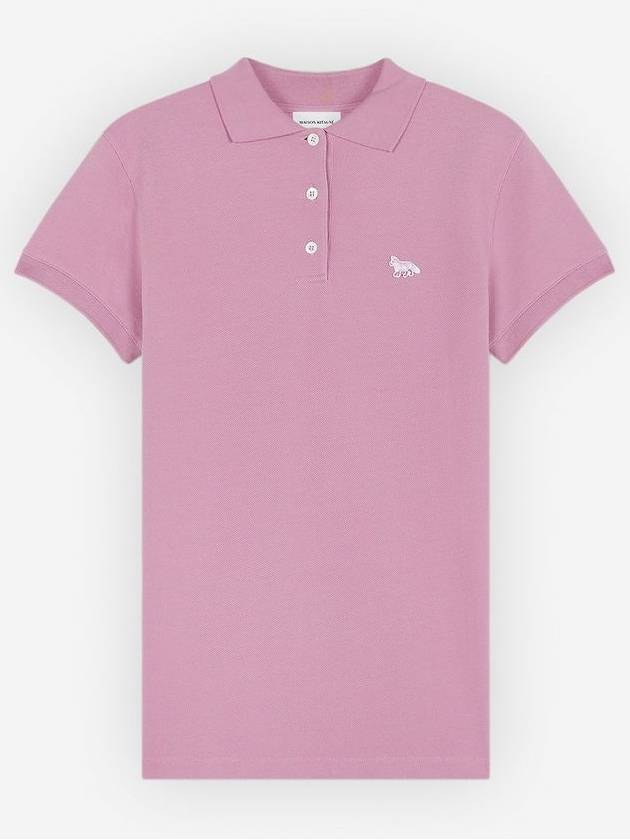 Baby Fox Patch Regular Polo Shirt Blossom - MAISON KITSUNE - BALAAN 2