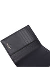 Monogram Crocodile Card Passport Wallet Black - SAINT LAURENT - BALAAN 7