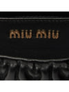 Matelasse Nappa Leather Logo Mini Bag Black - MIU MIU - BALAAN 8