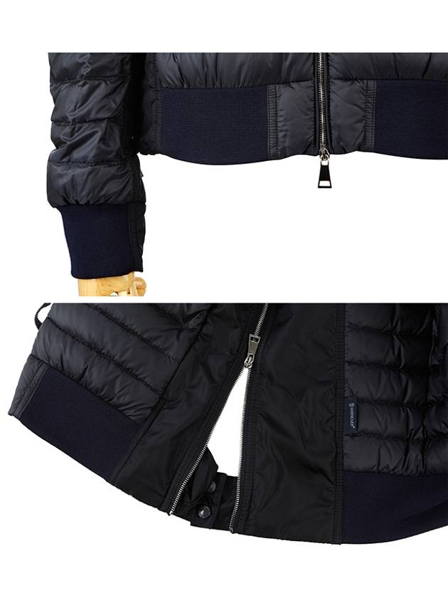Women's Rome Rome Quilted Down Short Padded Navy - MONCLER - BALAAN.
