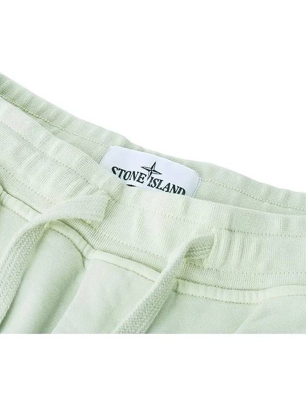 Cotton Fleece Cargo Bermuda Shorts Pistacchio - STONE ISLAND - BALAAN 4