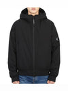 Lens Protech Hooded Jacket Black - CP COMPANY - BALAAN 7