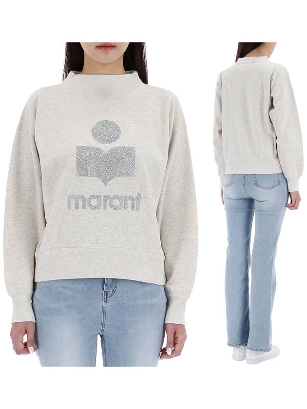 Moby Logo Print Sweatshirt Ecru - ISABEL MARANT - BALAAN 2