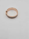 Clic H Bracelet Rose Gold & Marron Glace - HERMES - BALAAN 6