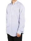 Men's Striped Long Sleeve Shirt Blue - MAISON MARGIELA - BALAAN 2