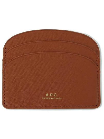 Demi Lune Card Wallet Brown - A.P.C. - BALAAN 2