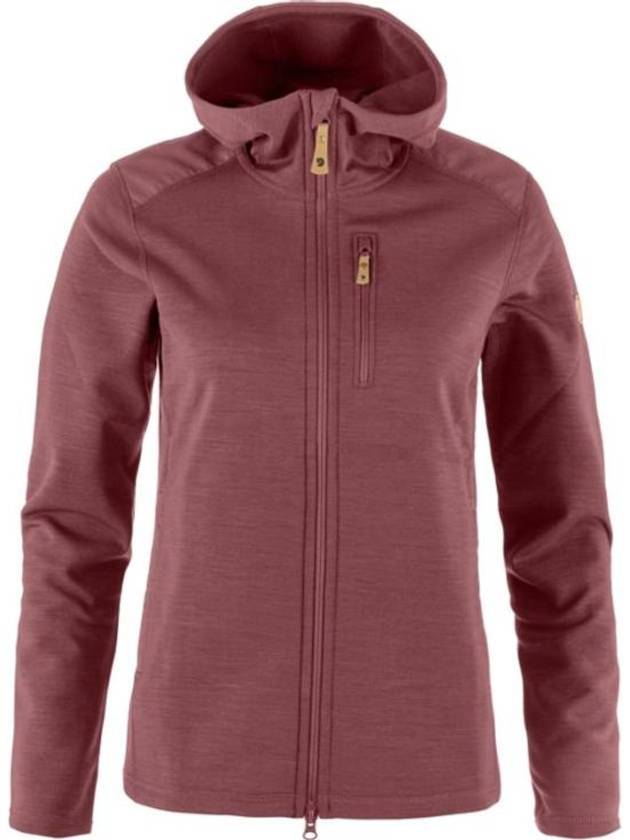 Women's Keb Fleece Hoodie Mesa Purple - FJALL RAVEN - BALAAN 2