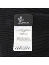 Grenoble Logo Patch Wool Beanie Black - MONCLER - BALAAN.