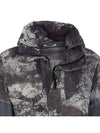 Dissolving Grid Camo Econyl Regenerated Nylon Hooded Jacket Grey - STONE ISLAND - BALAAN 5