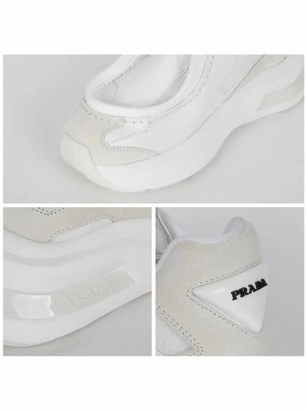 System Panel Low-Top Sneakers White - PRADA - BALAAN 6