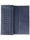 Intrecciato Continental Long Wallet Navy - BOTTEGA VENETA - BALAAN 5