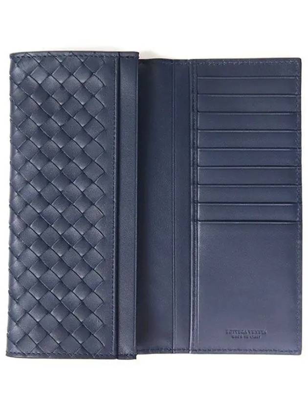 Intrecciato Continental Long Wallet Navy - BOTTEGA VENETA - BALAAN 5