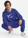 Air French Terry Crew Neck Sweatshirt Blue - NIKE - BALAAN 4