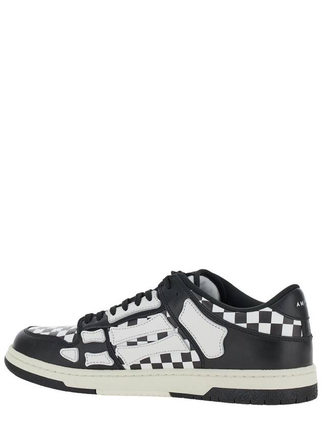 Amiri Black And White Leather Sneakers - AMIRI - BALAAN 3