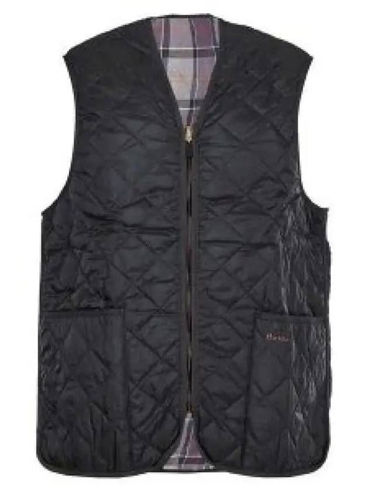 Quilted Waistcoat Zip In Liner Vest Black - BARBOUR - BALAAN 2