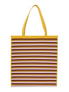 Jacquard Stripe Flat Tote Bag Yellow - MARNI - BALAAN 4