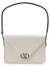 Leather Shoulder Bag Cream - VALENTINO - BALAAN 2