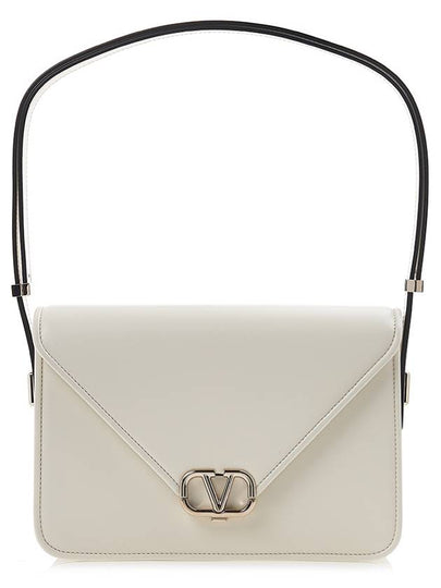 Leather Shoulder Bag Cream - VALENTINO - BALAAN 2