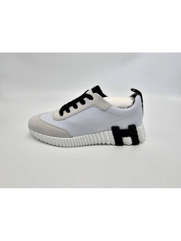 Bouncing Low Top Sneakers Blanc Noir - HERMES - BALAAN 6