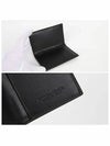 Intrecciato Cassette Leather Flap Card Wallet Black - BOTTEGA VENETA - BALAAN 5