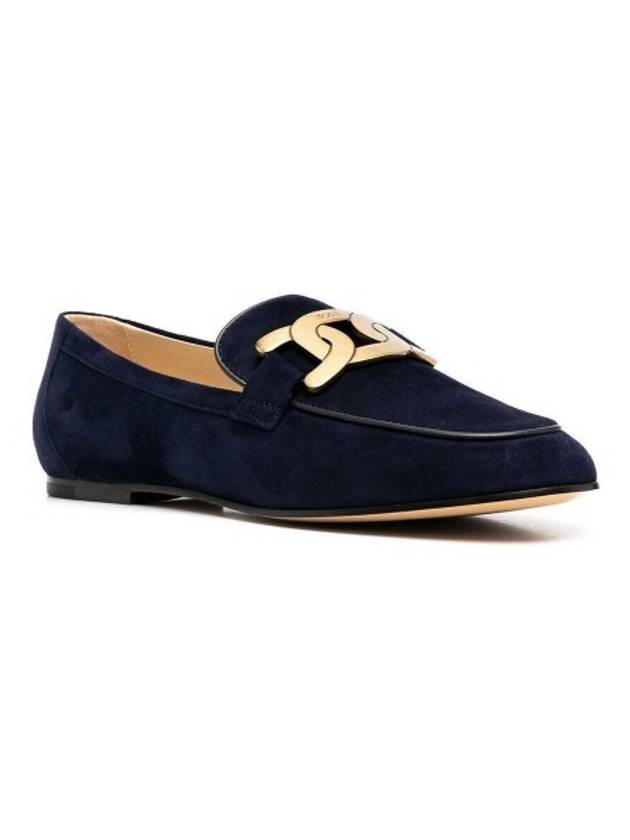 Women's Kate Suede Loafers Blue - TOD'S - BALAAN 3