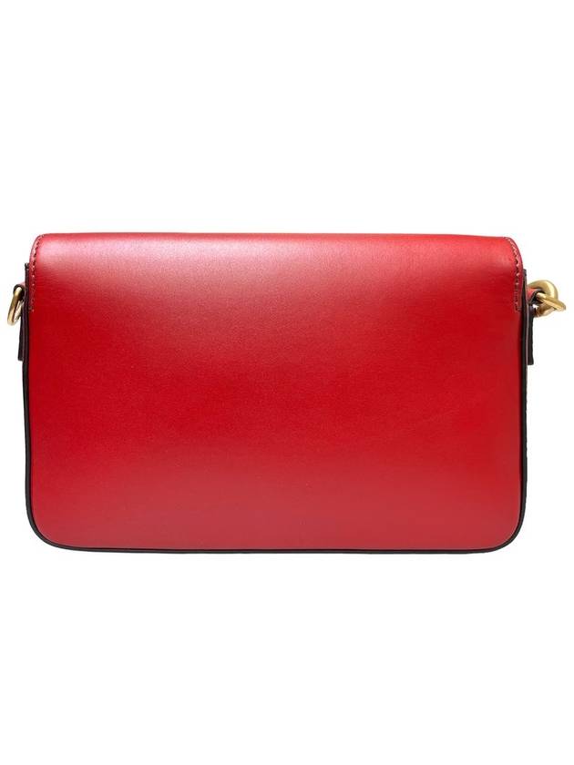 Women s M9001CVQV M40R Red Color Jar Flap Clutch Shoulder Bag - DIOR - BALAAN 3