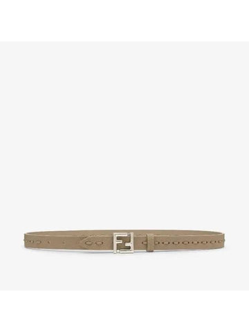 Big Dot Taupe Celeria Belt Grey - FENDI - BALAAN 1