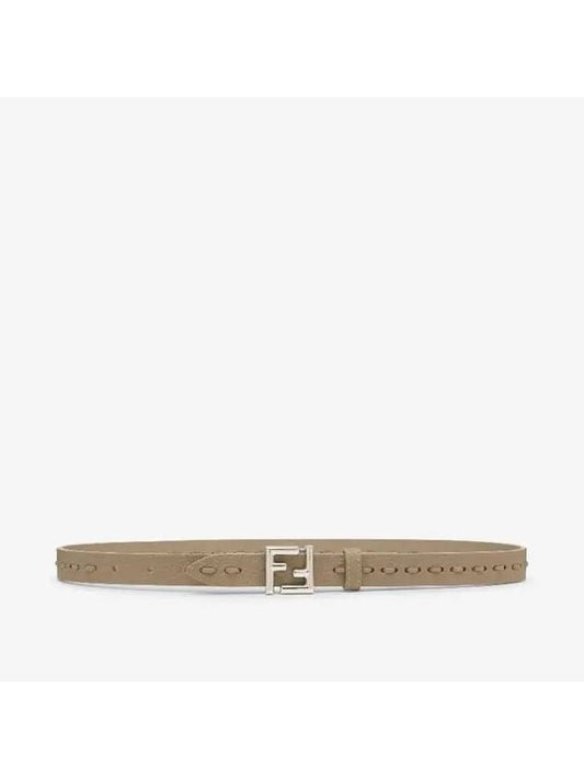 Big Dot Taupe Celeria Belt Grey - FENDI - BALAAN 1