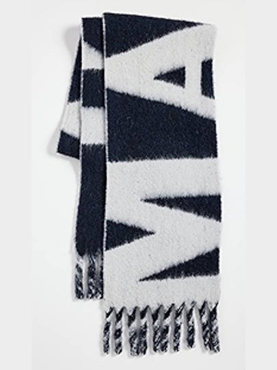 Loliana Two-toned Alpaca Muffler Midnight - ISABEL MARANT - BALAAN 2