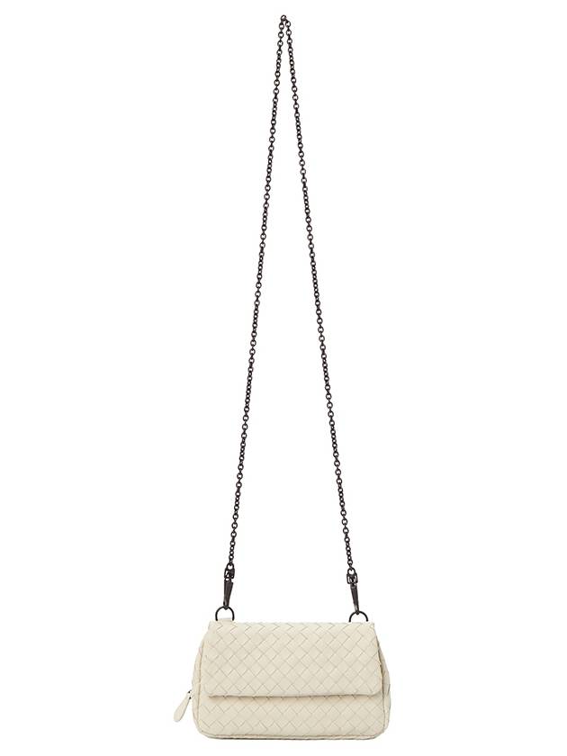 Intrecciato Nappa Chain Mini Shoulder Bag White - BOTTEGA VENETA - BALAAN 9