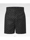 Damier Cotton Casual Shorts Black - LOUIS VUITTON - BALAAN 2