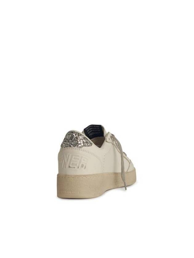 Ball Star 2 Glitter Low Top Sneakers White - GOLDEN GOOSE - BALAAN 4