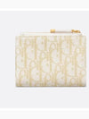 30 Montaigne Dahlia Wallet Gold Tone Jacquard S2197UNRG M01E - DIOR - BALAAN 5