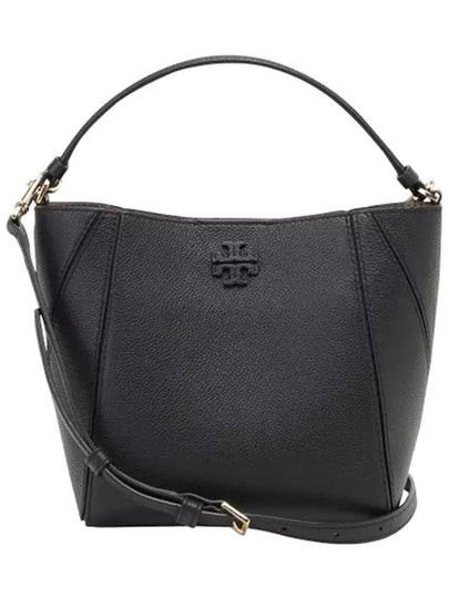 Mcgraw Logo Small Bucket Bag Black - TORY BURCH - BALAAN 2