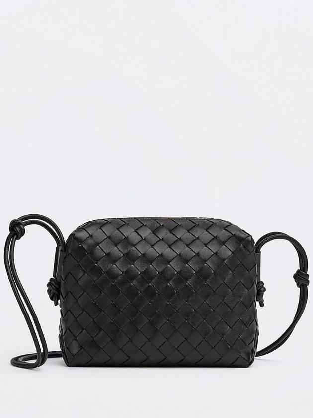 Loop Camera Small Cross Bag Black - BOTTEGA VENETA - BALAAN 3