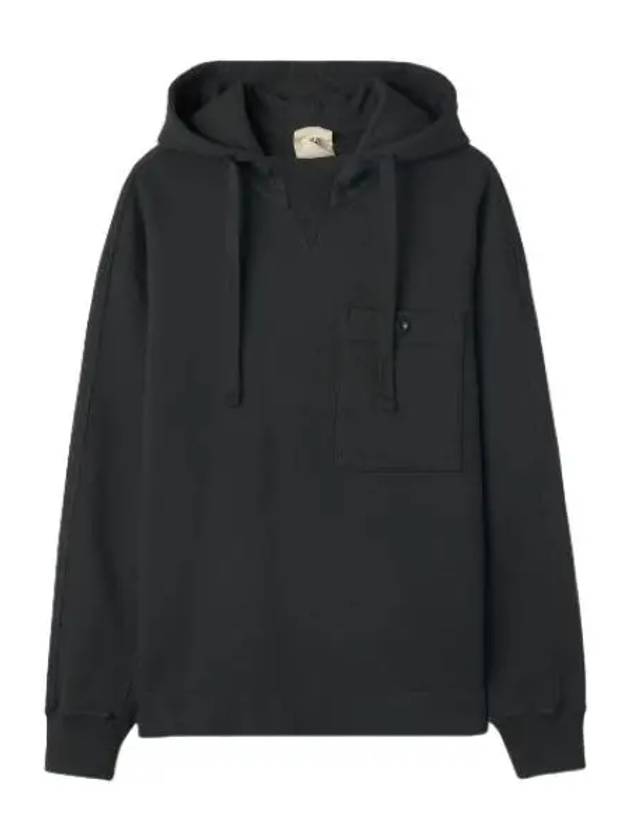 Chest pocket logo label hood black - TEN C - BALAAN 1