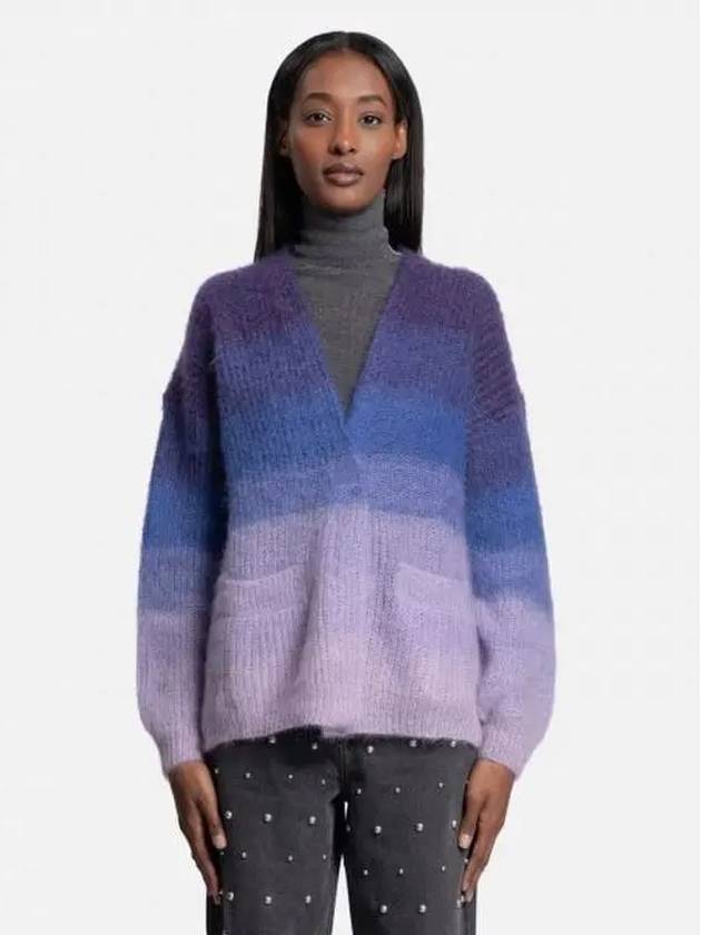 Dana Mohair Cardigan Purple - ISABEL MARANT - BALAAN 2