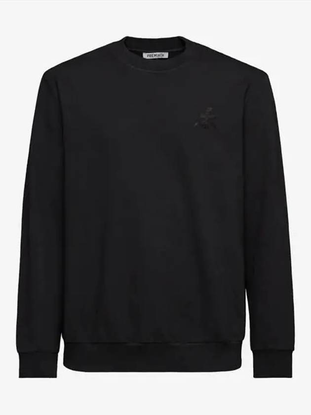 24SS Logo Sweatshirt Black - PREMIATA - BALAAN 1