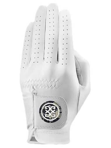 Men s White Essential Camo Patch Left Hand Golf Glove G4MS22G62 ONX - G/FORE - BALAAN 1