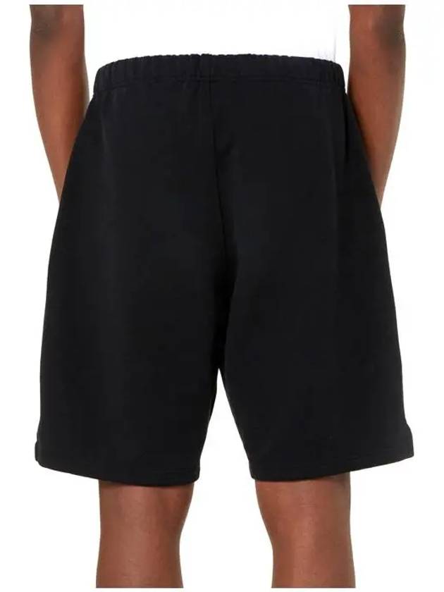 Men's Heart Logo Track Shorts Black - AMI - BALAAN.