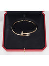 Just Ankleu Diamond Nail Bracelet Yellow Gold No 19 - CARTIER - BALAAN 3