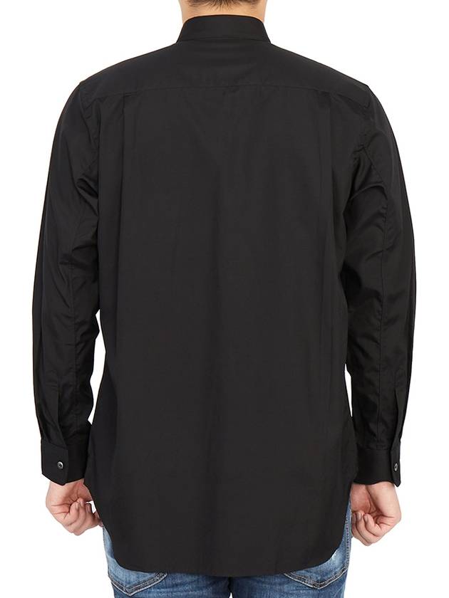 Red Wappen Plain Long Sleeve Shirt Black - COMME DES GARCONS PLAY - BALAAN 5