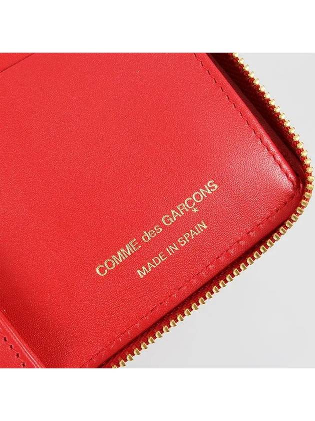 SA0110PD RED dot zipper long wallet - COMME DES GARCONS - BALAAN 7