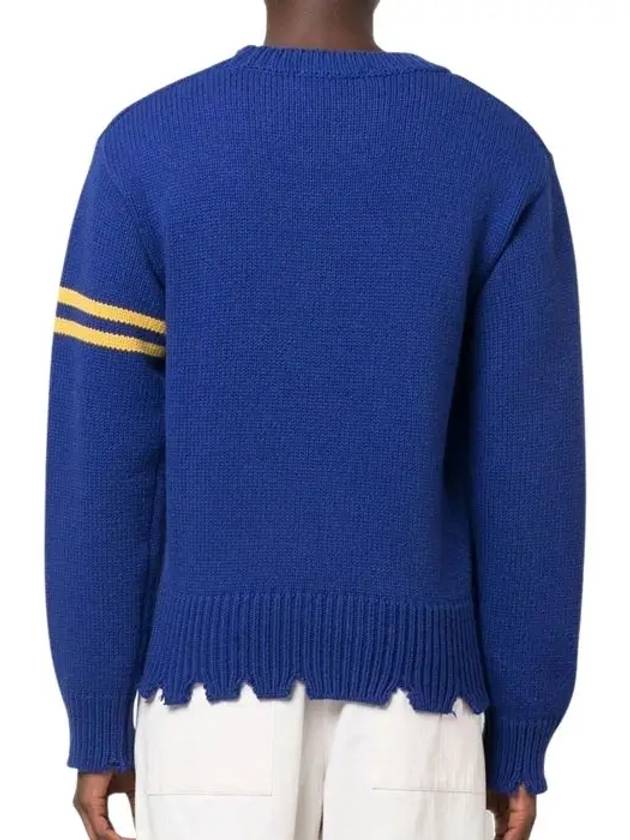 Anderson Bell Varsity Logo Crewnet Sweater ATB785M BLUE - ANDERSSON BELL - BALAAN 4