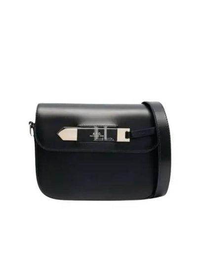 Charlotte Leather Small Cross Bag Black - A.P.C. - BALAAN 2