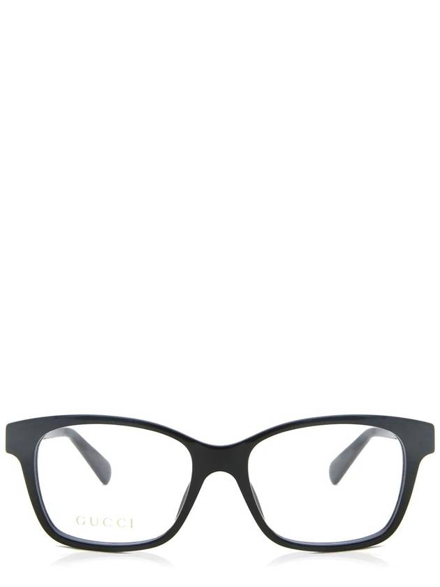 Eyewear Rectangular Acetate Eyeglasses Black - GUCCI - BALAAN 1