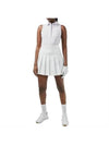 Women's Naomi Golf Pleated Skirt White - J.LINDEBERG - BALAAN 7