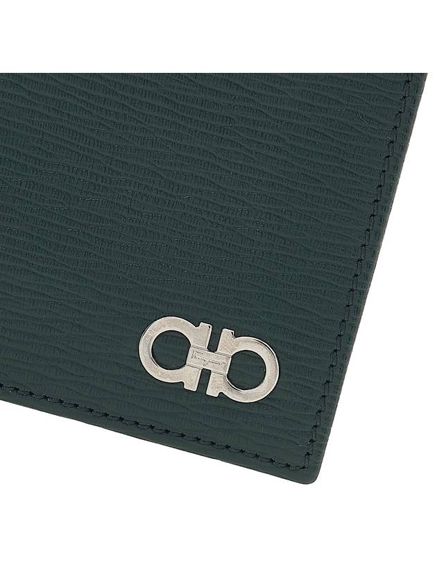 Gancini Half Wallet Green - SALVATORE FERRAGAMO - BALAAN 7