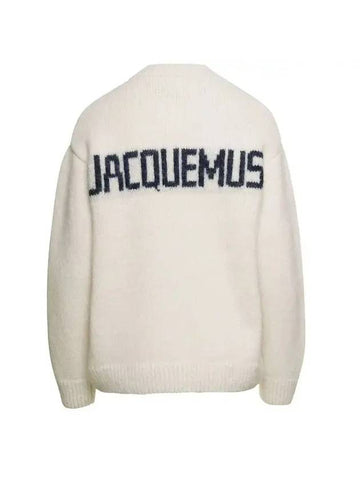 La Maille Pavane Knit Top Offwhite - JACQUEMUS - BALAAN 1