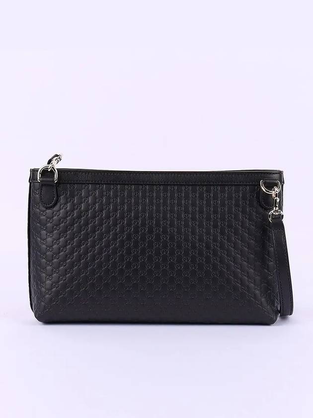 Women Leather Clutch Black - GUCCI - BALAAN 3